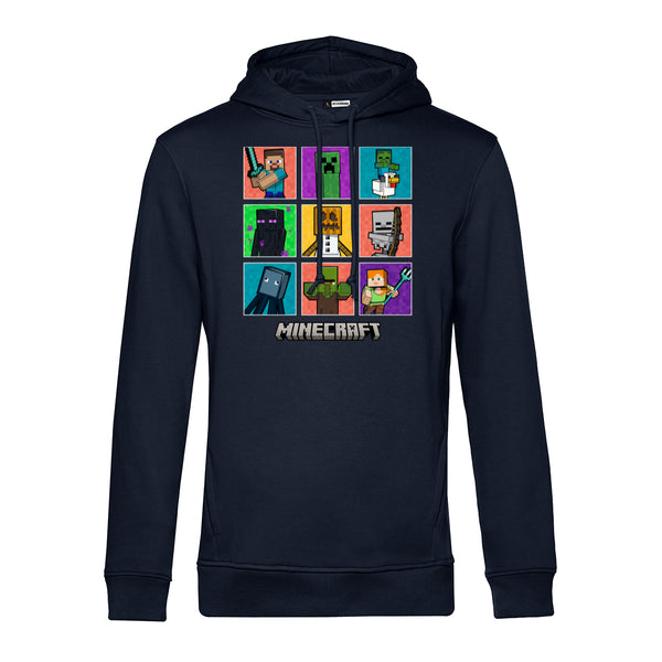 Minecraft Mikina Unisex (9 Character Boxup)