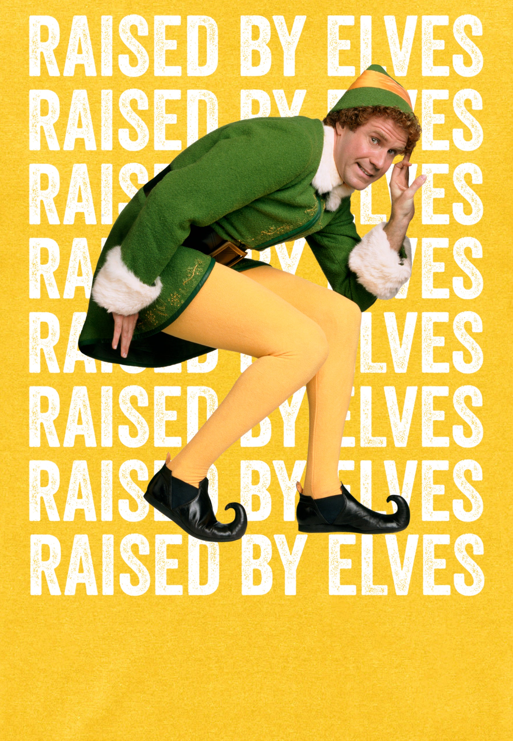 Elf Tričko Unisex (Elf 'Raised By Elves')