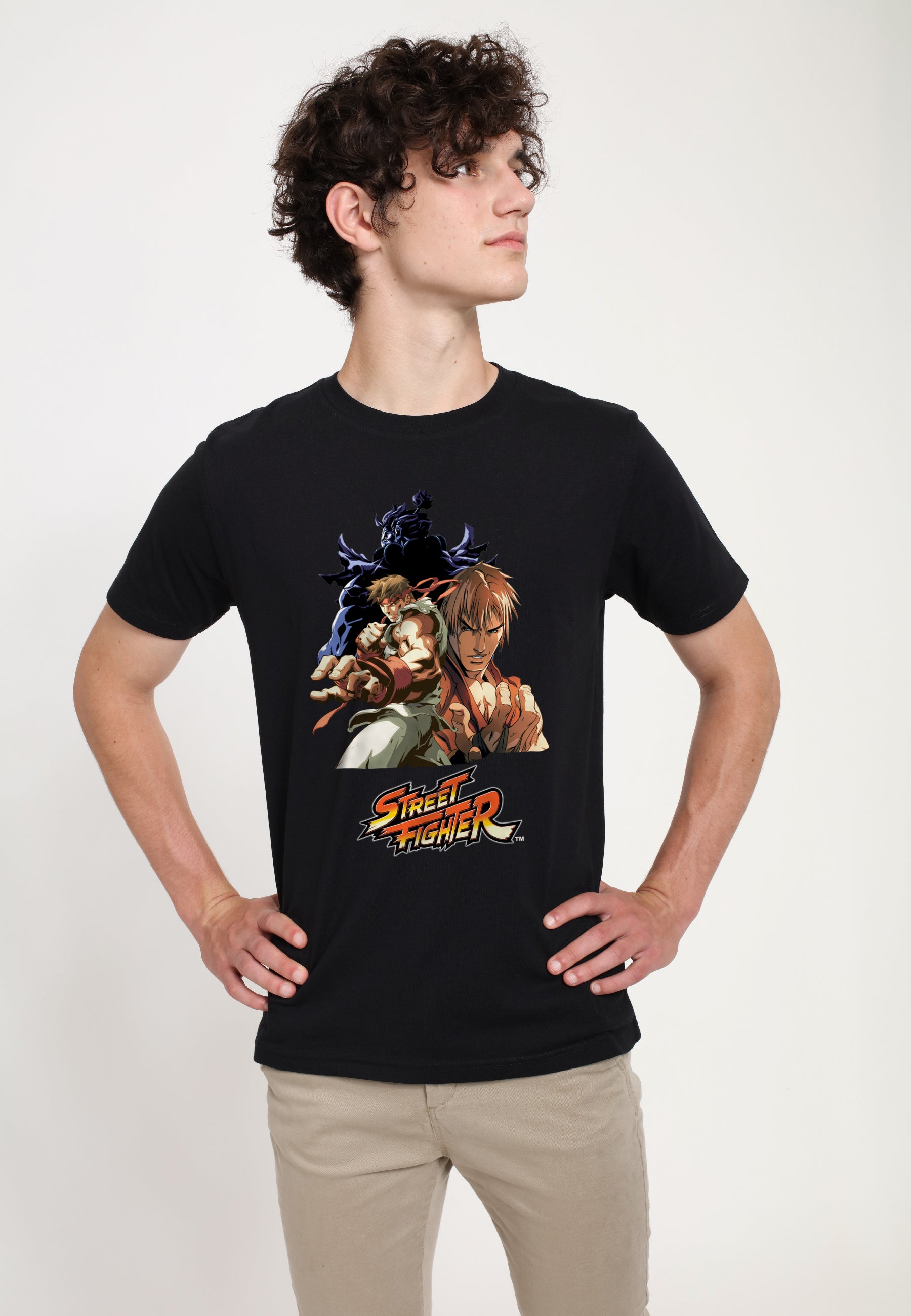 Street Fighter Tričko Unisex (Streetfighter Group Pose Graphic)