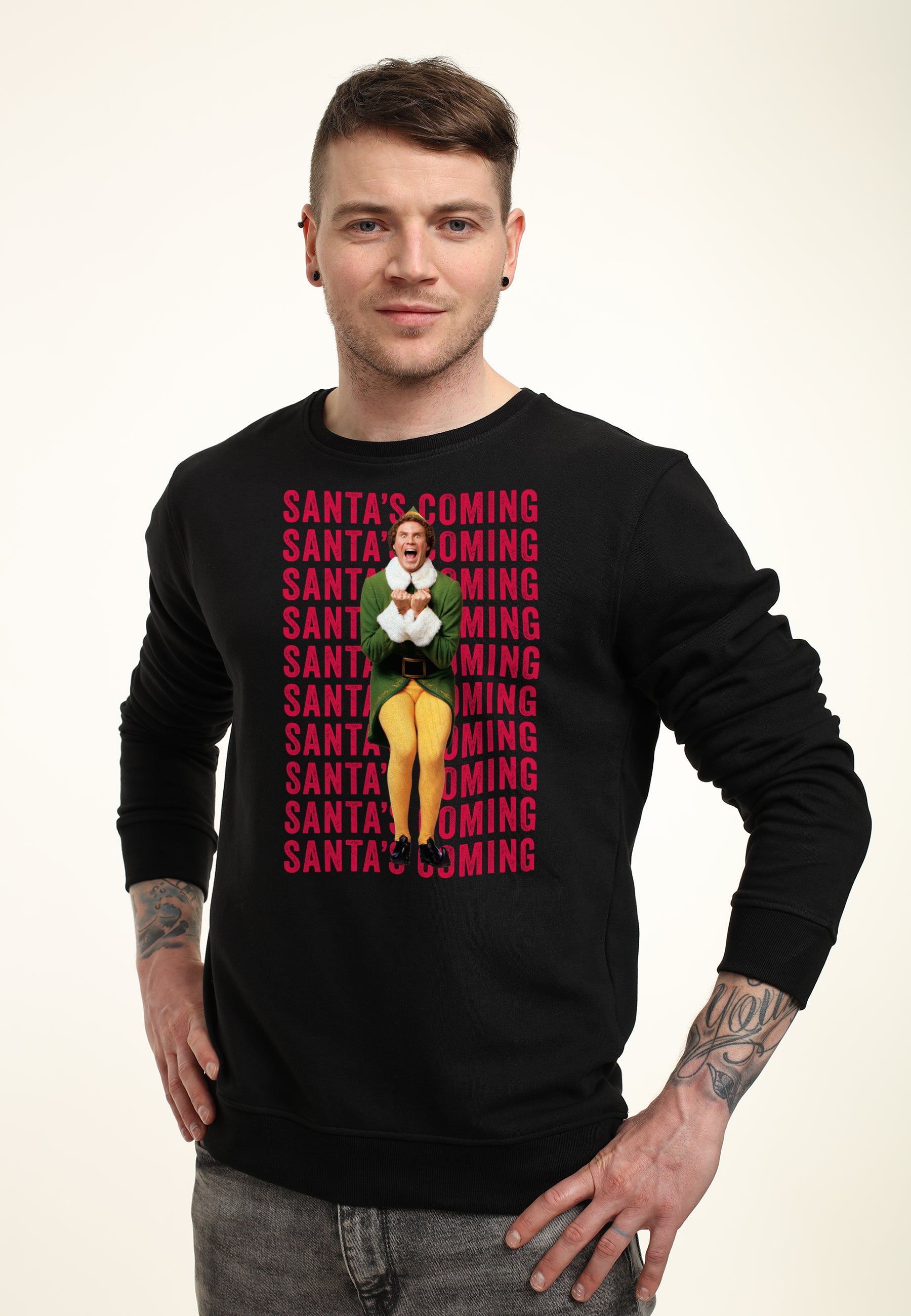 Elf Mikina Unisex (Elf Santas Coming)