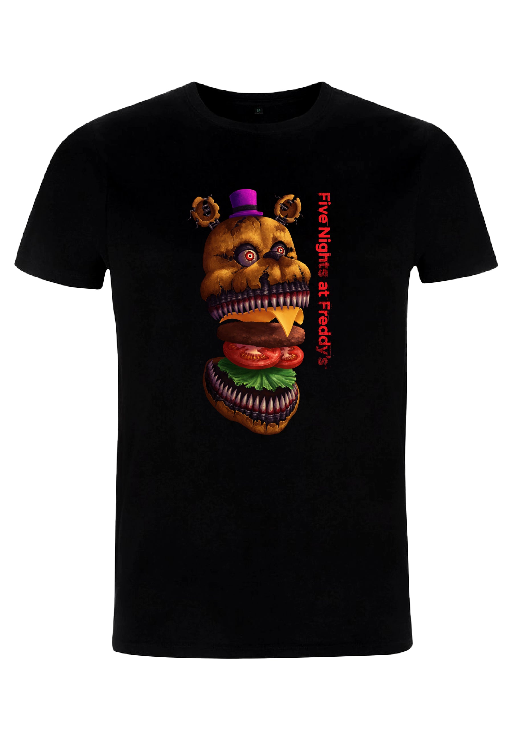 Five Nights At Freddy's Tričko Unisex (Midnight Snack Burger)