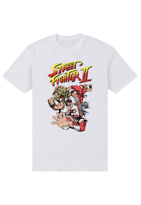 Street Fighter Tričko Unisex (Streetfighter 2 Group Graphic)
