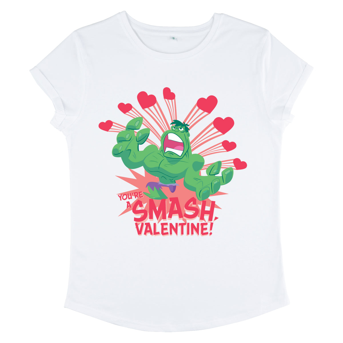 Hulk Dámské Valentýnské Triko (Valentine's Day Hulk Women's T-Shirt)