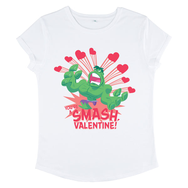 Hulk Dámské Valentýnské Triko (Valentine's Day Hulk Women's T-Shirt)