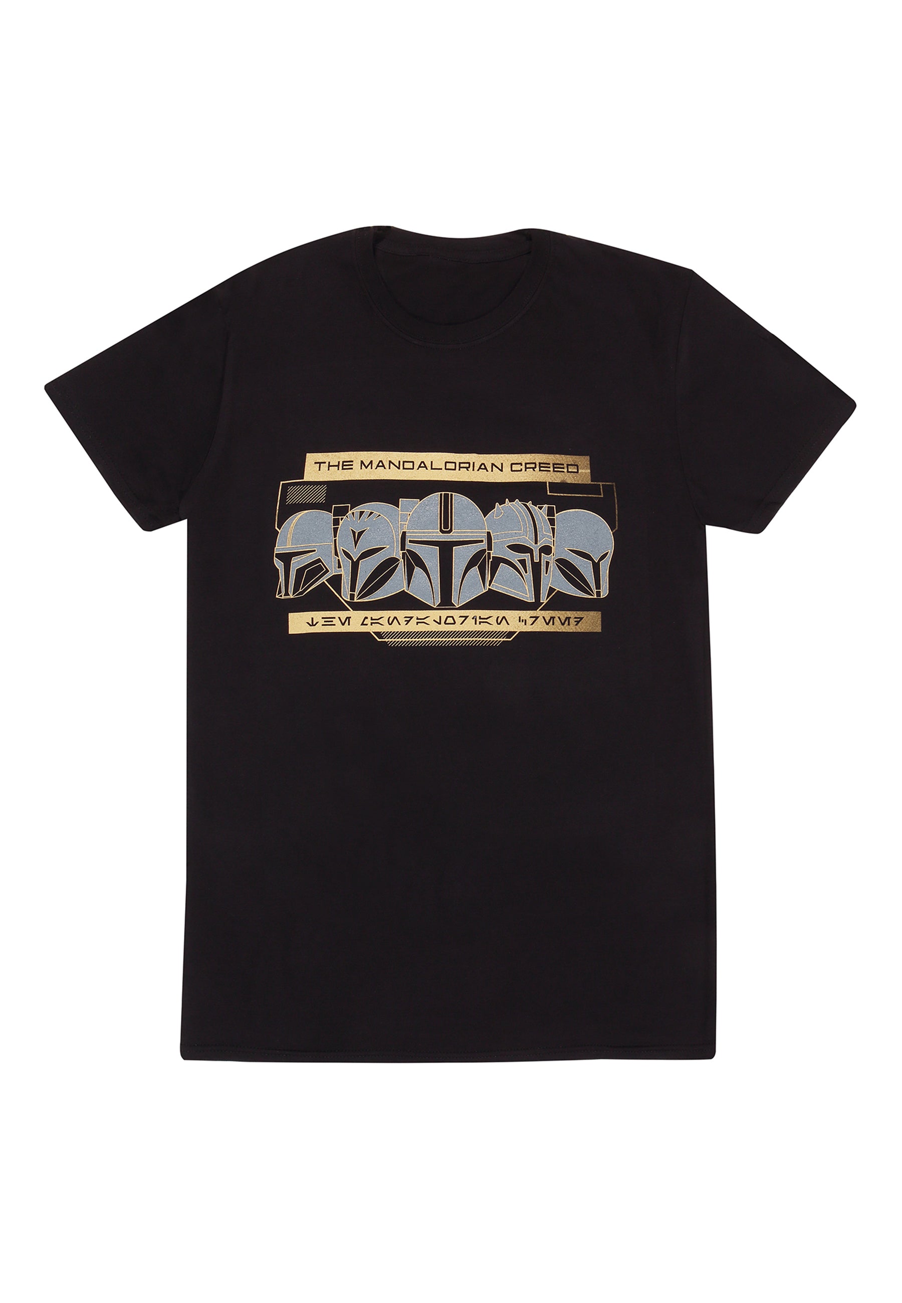 Hvězdné Války Mandalorian Tričko (Star Wars Mandalorian - Row Of Helmets T-shirt)