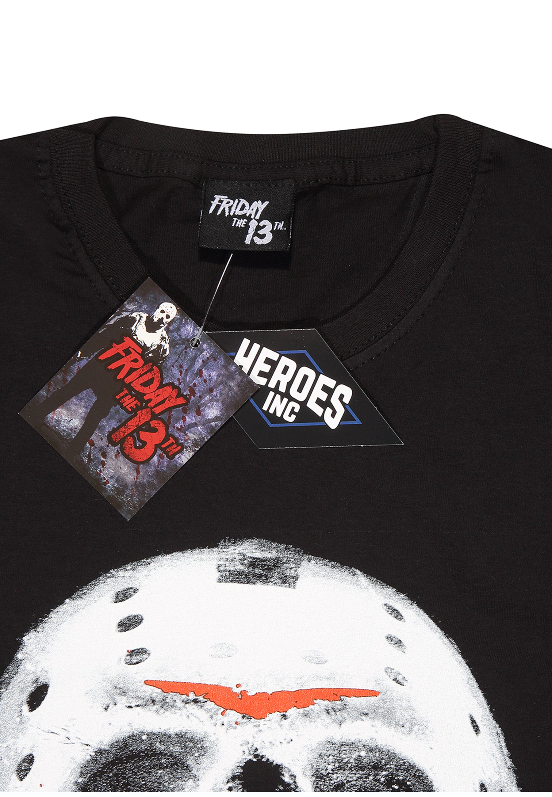 Pátek Třináctého Bílá Maska Tričko (Friday The 13th - White Mask T-shirt)