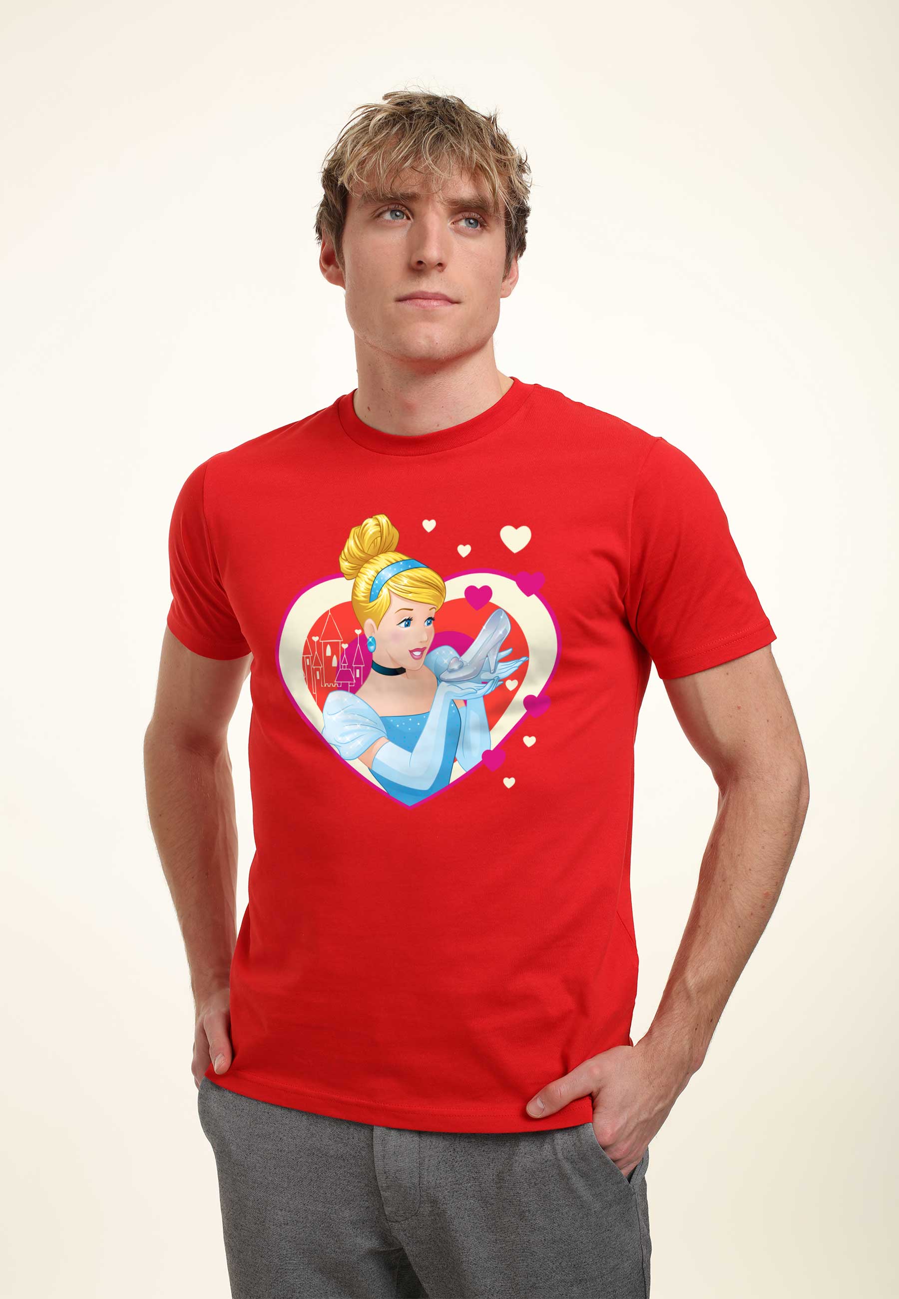 Princesses Tričko Unisex (Cinderella Hearts)