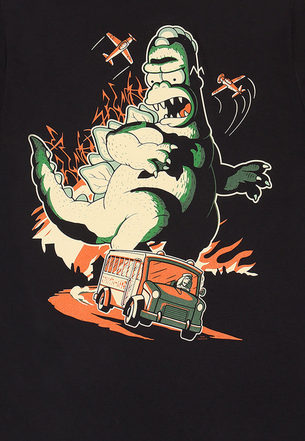 The Simpsons Tričko Unisex (Homerzilla)