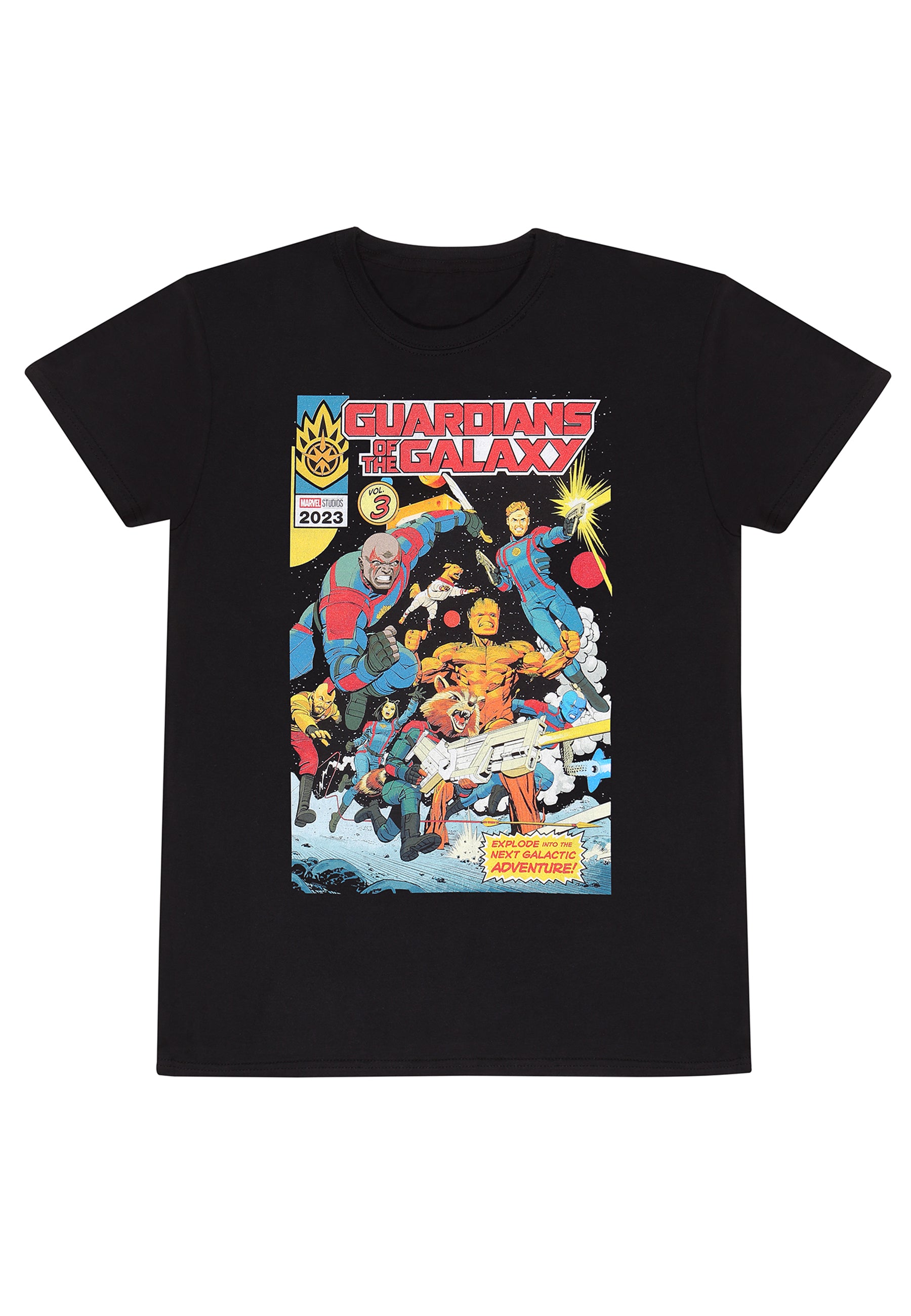 Marvel Studio Strážci Galaxie Tričko (Guardians of the Galaxy - Comic Cover T-shirt)