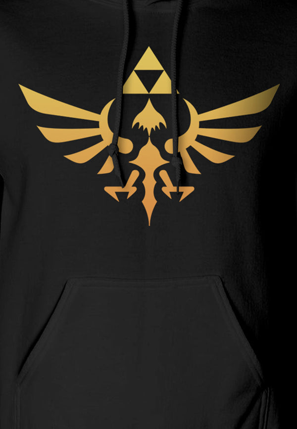 Legenda O Zeldě Logo Mikina (Legend Of Zelda Hyrule Logo Hoodie)