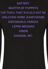 Metallica Mikina Unisex (Master Of Puppets)