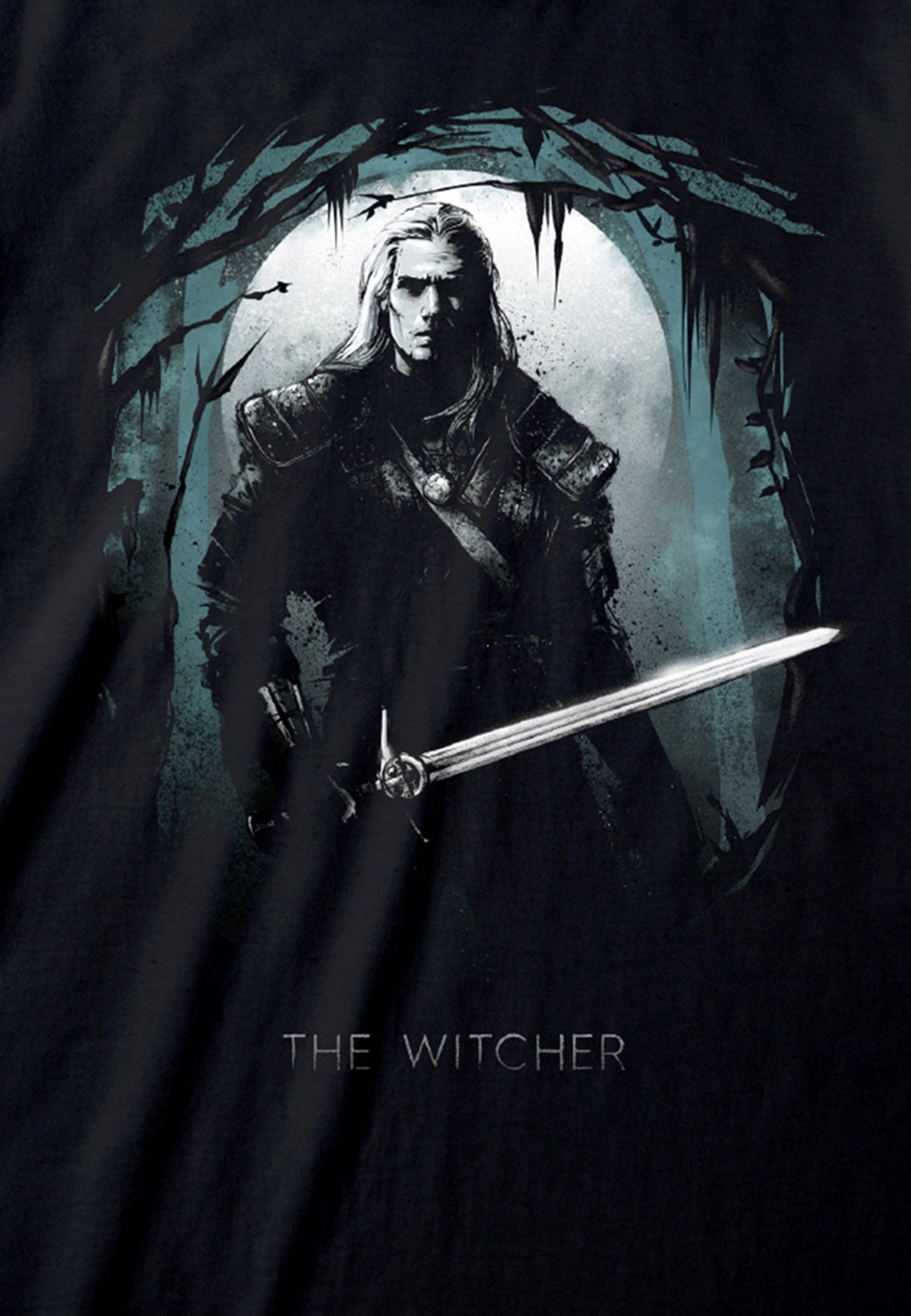 Zaklínač (Witcher - Silhouette Moon T-shirt)