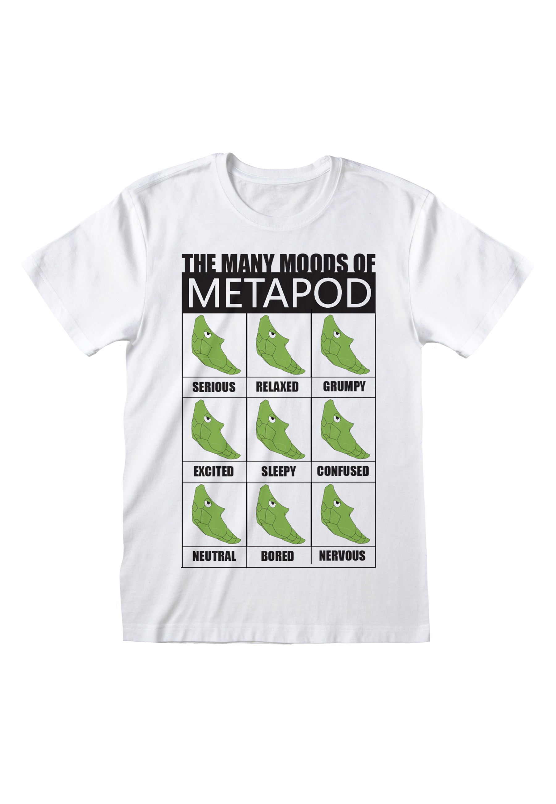 Pokémon Metapod Tričko (Many Moods Of Metapod T-shirt)