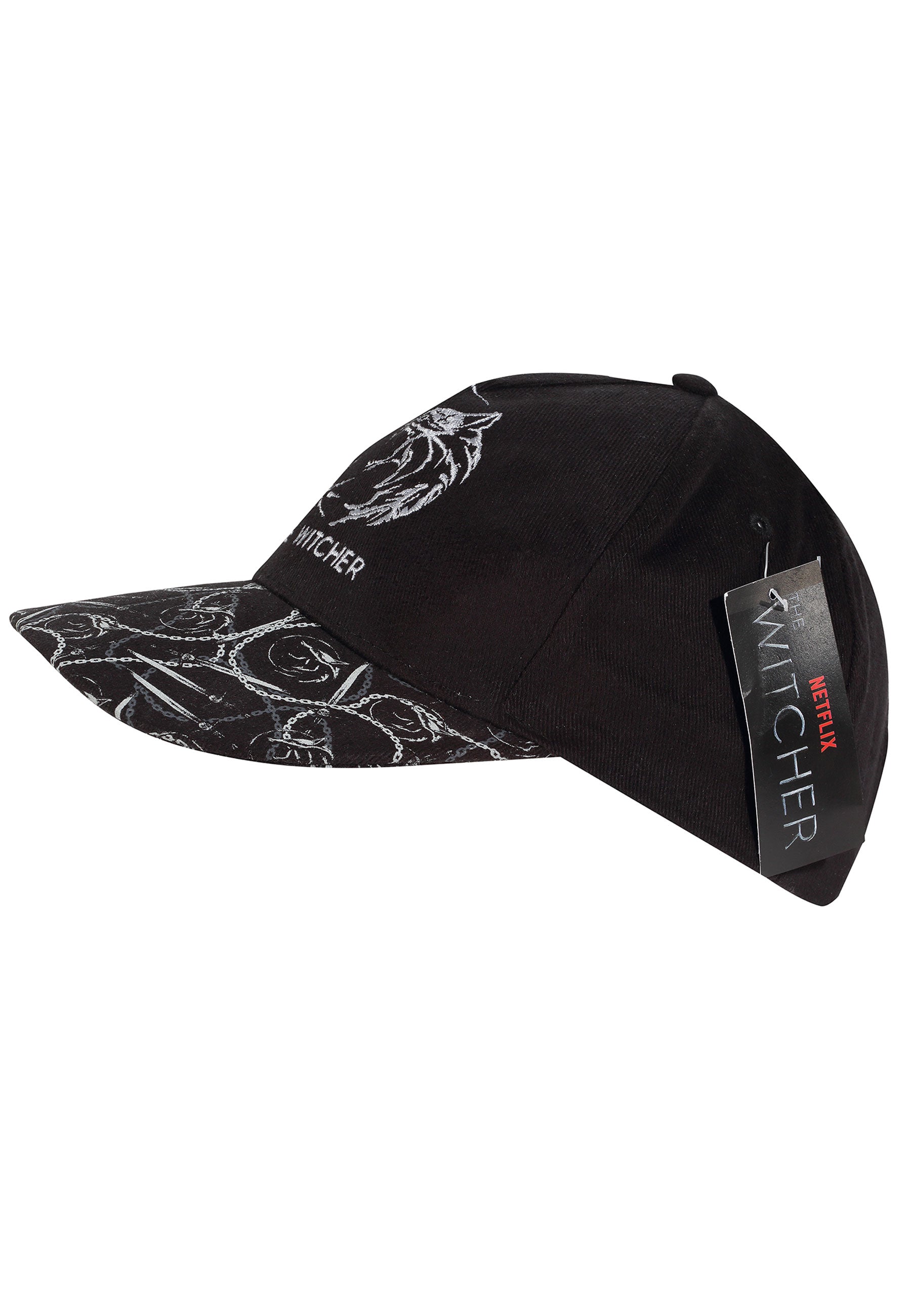 The Witcher Kšiltovka Unisex (Logo And Pattern)