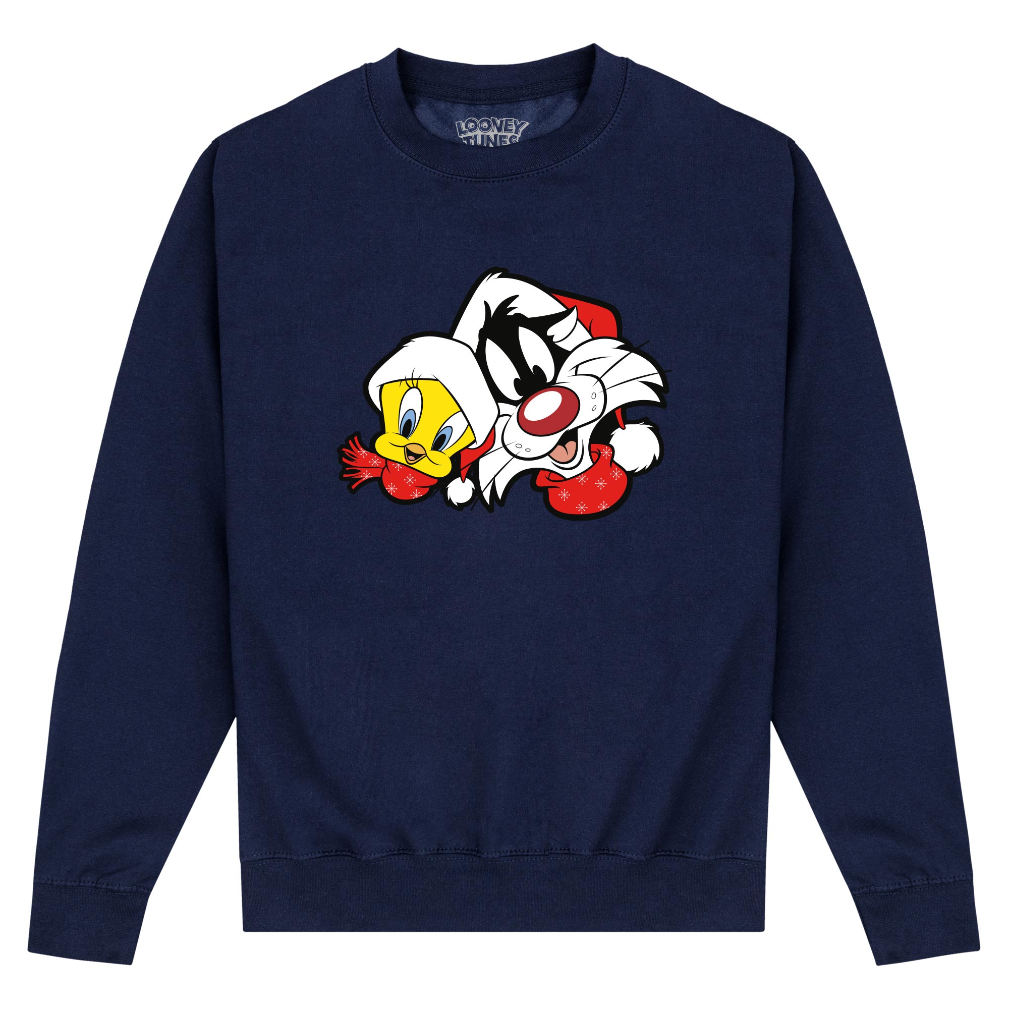 Looney Tunes Vánoční Mikina (Looney Tunes Sylvester and Tweety Sweatshirt)