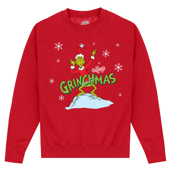 The Grinch Červená Mikina (The Grinch Merry Grinchmas Sweatshirt)