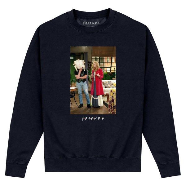 Přátelé Vánoční Mikina (Friends Phoebe&Joey Turkey Head Sweatshirt)