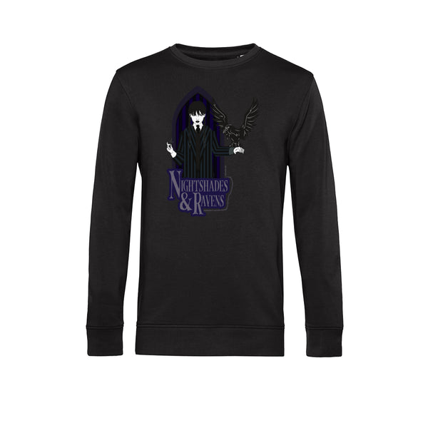 Wednesday Mikina Unisex (Nightshades and Ravens)