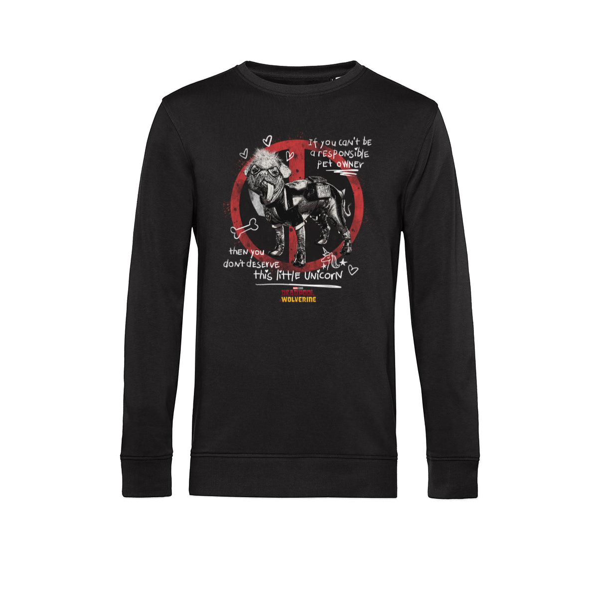 Marvel Deadpool & Wolverine Mikina Unisex (Don't Deserve This Unicorn)