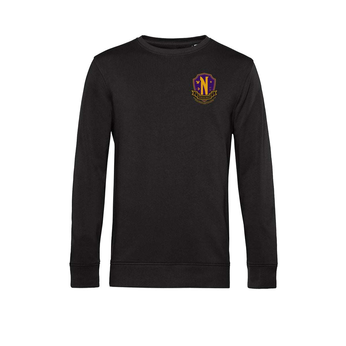 Wednesday Mikina Unisex (Nevermore Crest Small)