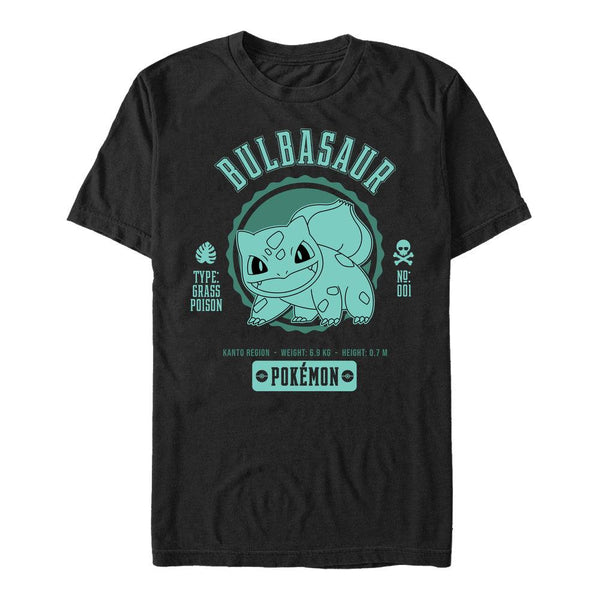 Pokémon Bulbasaur Pánské Tričko (Collegiate Bulbasaur MEN T-shirt)