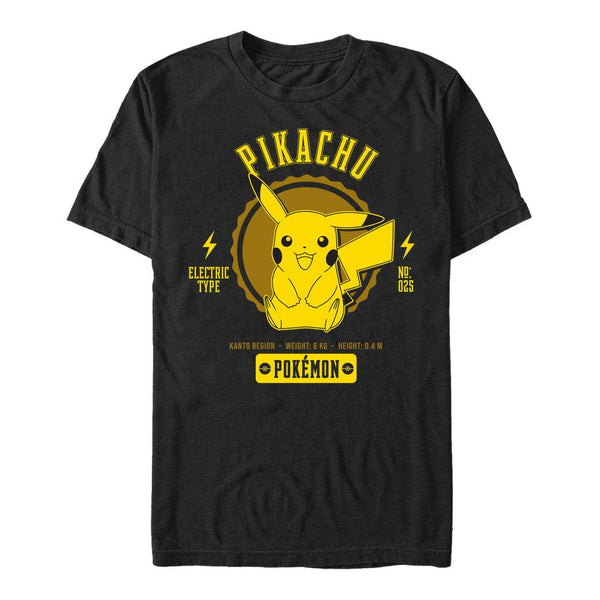 Pokémon Pikachu Pánské Tričko (Collegiate Pikachu MEN T-shirt)