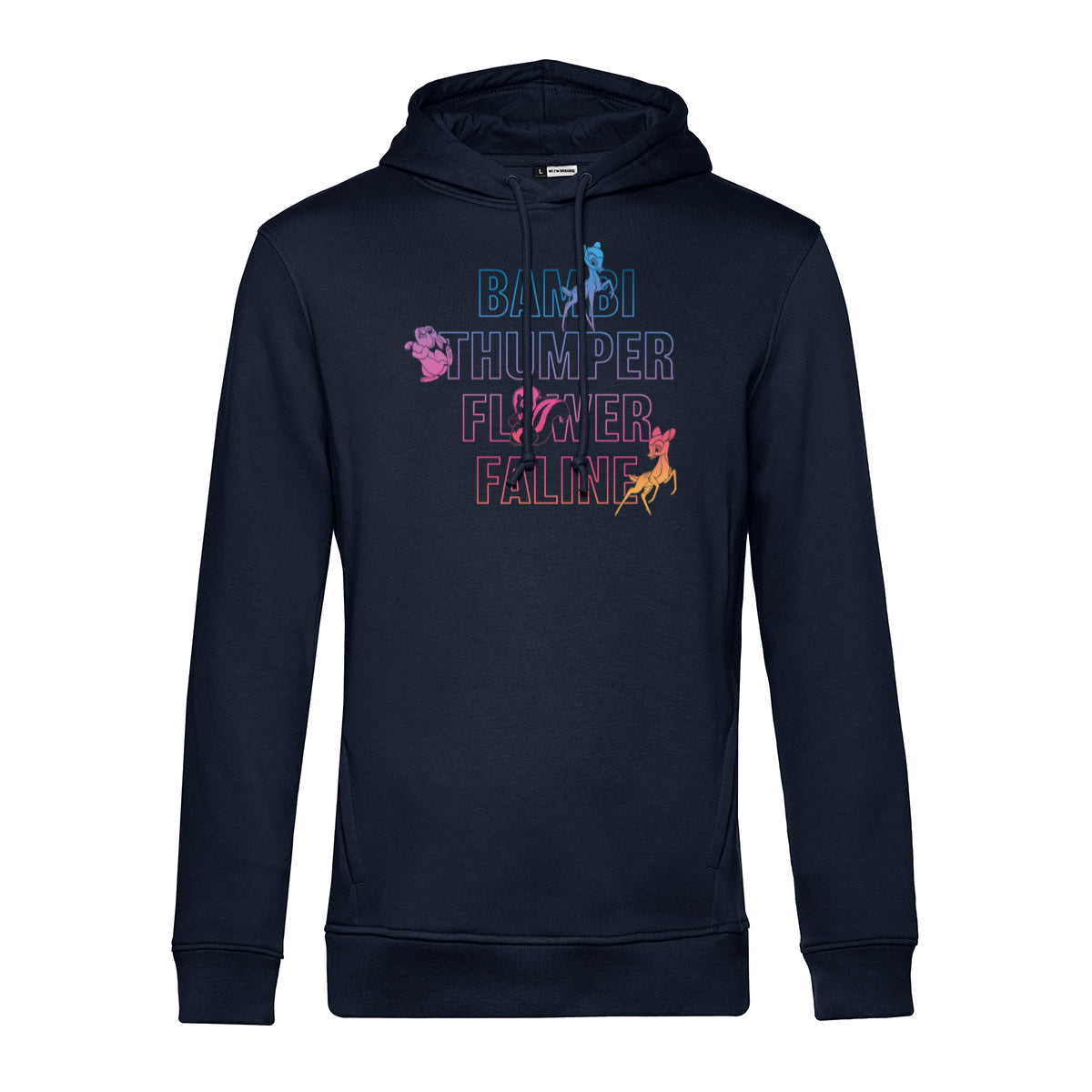 Bambi Mikina Unisex (Bambi Characters Names Stacked)