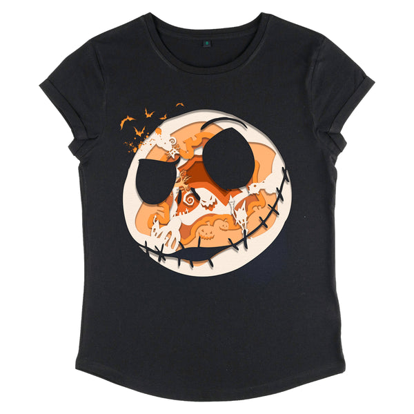 Nightmare Before Christmas Tričko Dámské (Paper Halloween)
