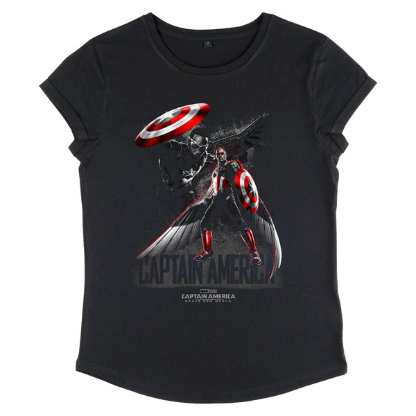 Captain America: Brave New World Tričko Dámské (Captain America Brave Pose)