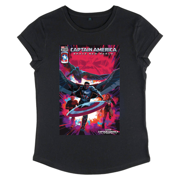 Captain America: Brave New World Tričko Dámské (Captain America New Team)