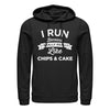 Běhám pro Dorty Mikina s Kapucí (Running For Cake Hoodie)