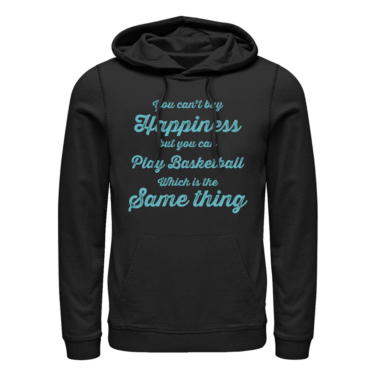 Basketbal je Štěstí Mikina s Kapucí (Basketball Happiness Hoodie)