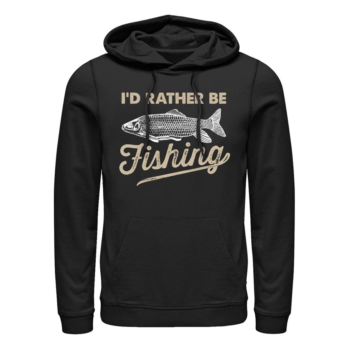 Raději Rybaření Mikina s Kapucí (Rather Be Fishing Hoodie)