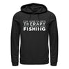 Terapie Rybaření Mikina s Kapucí (Fishing Therapy Hoodie)