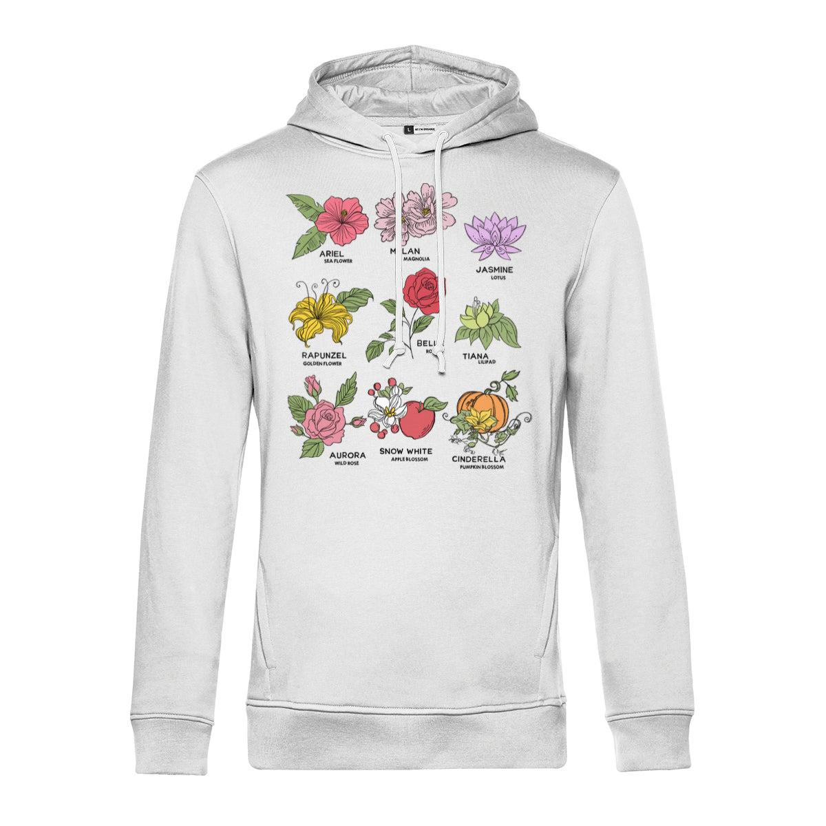 Princesses Mikina Unisex (Princess Flowers)