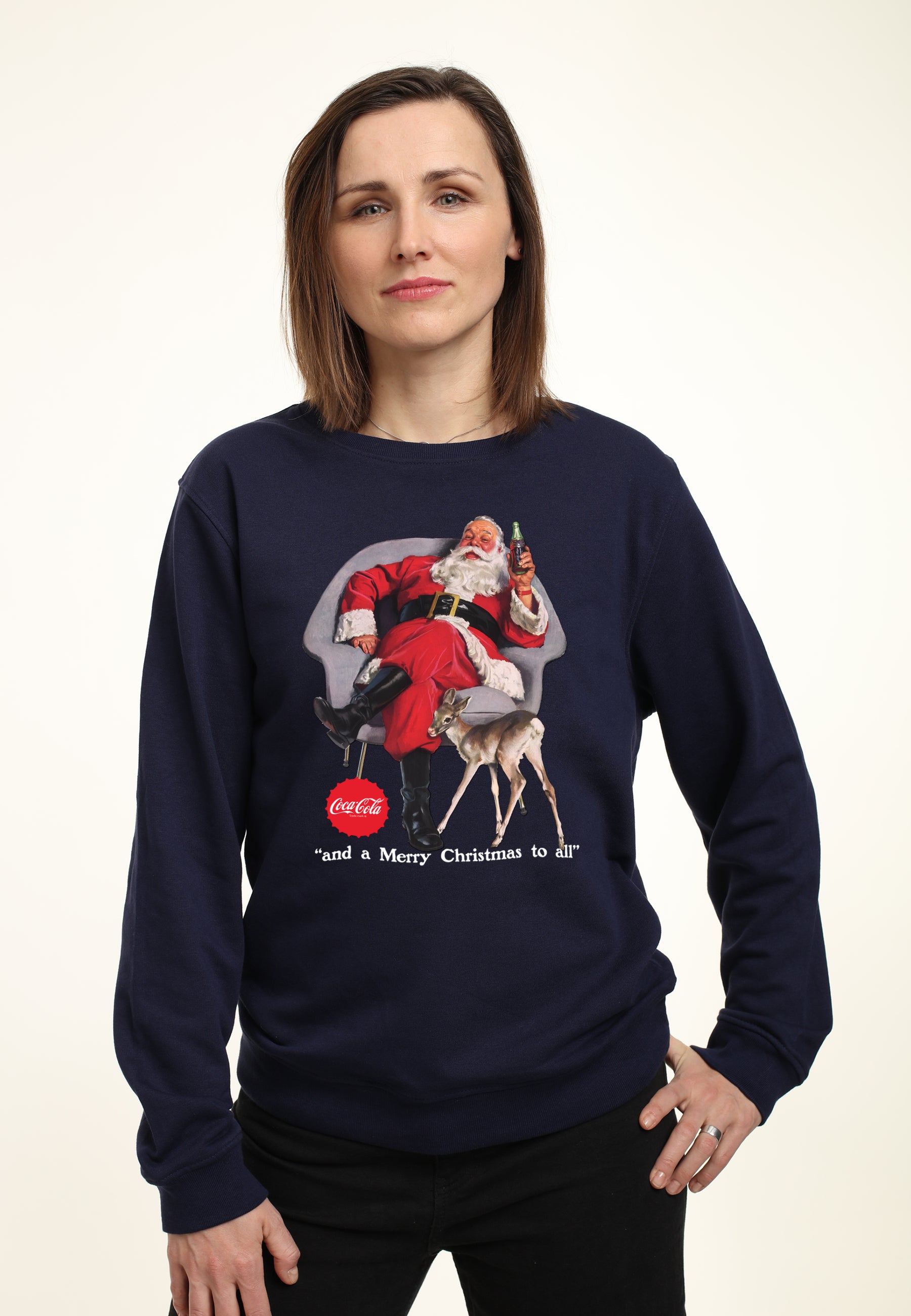Coca Cola Mikina Unisex (Santa)