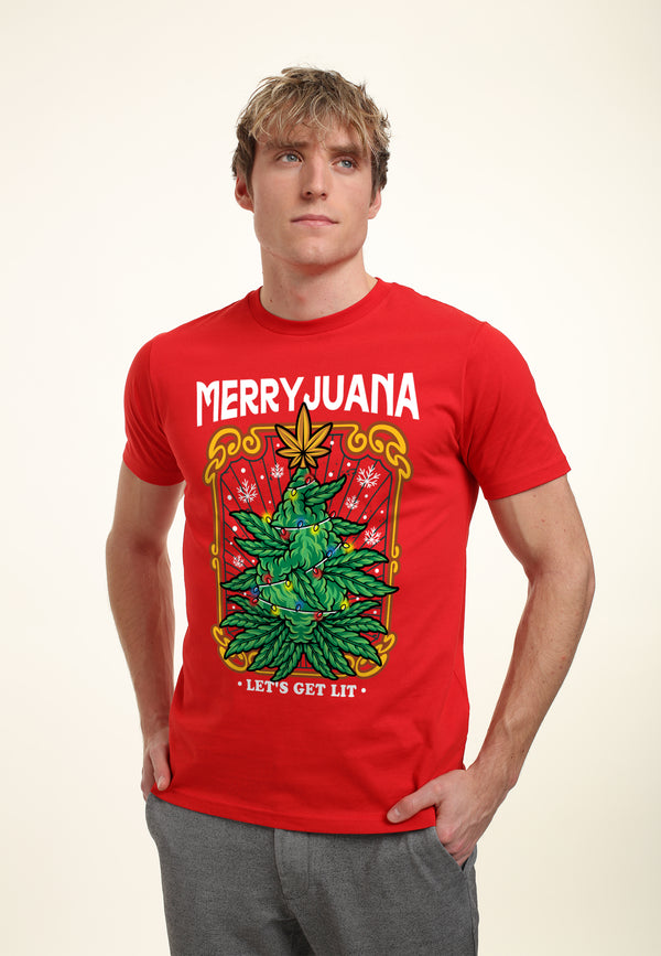 Vánoční Konopí Tričko (Christmas Merryjuana T-shirt)