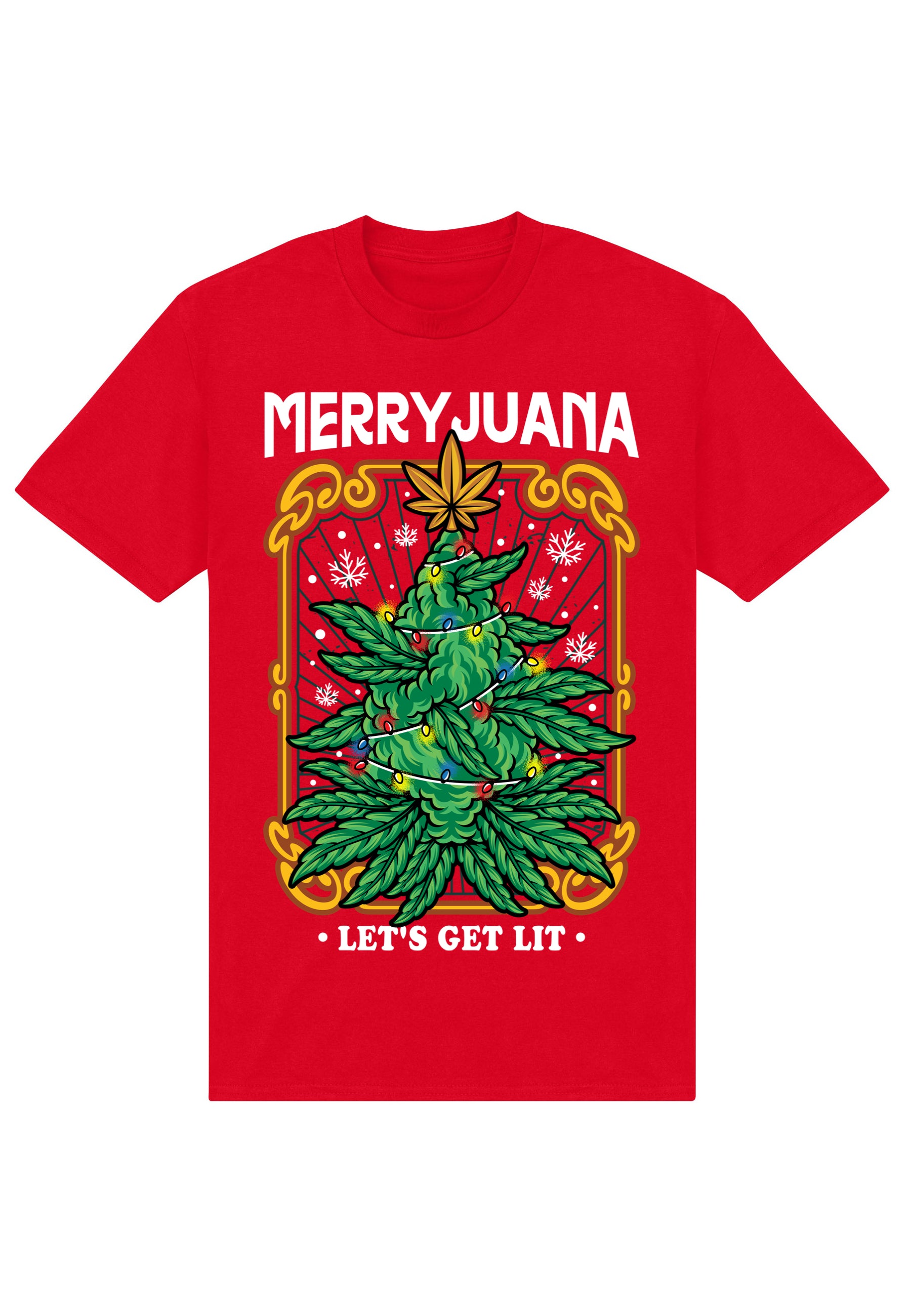 Vánoční Konopí Tričko (Christmas Merryjuana T-shirt)