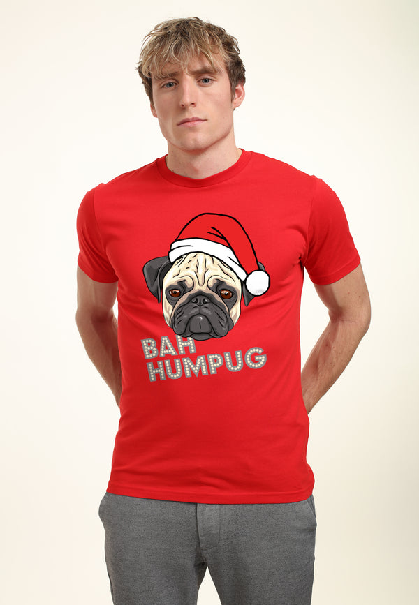 Mopslík Vánoční Tričko (Christmas Pug T-shirt)