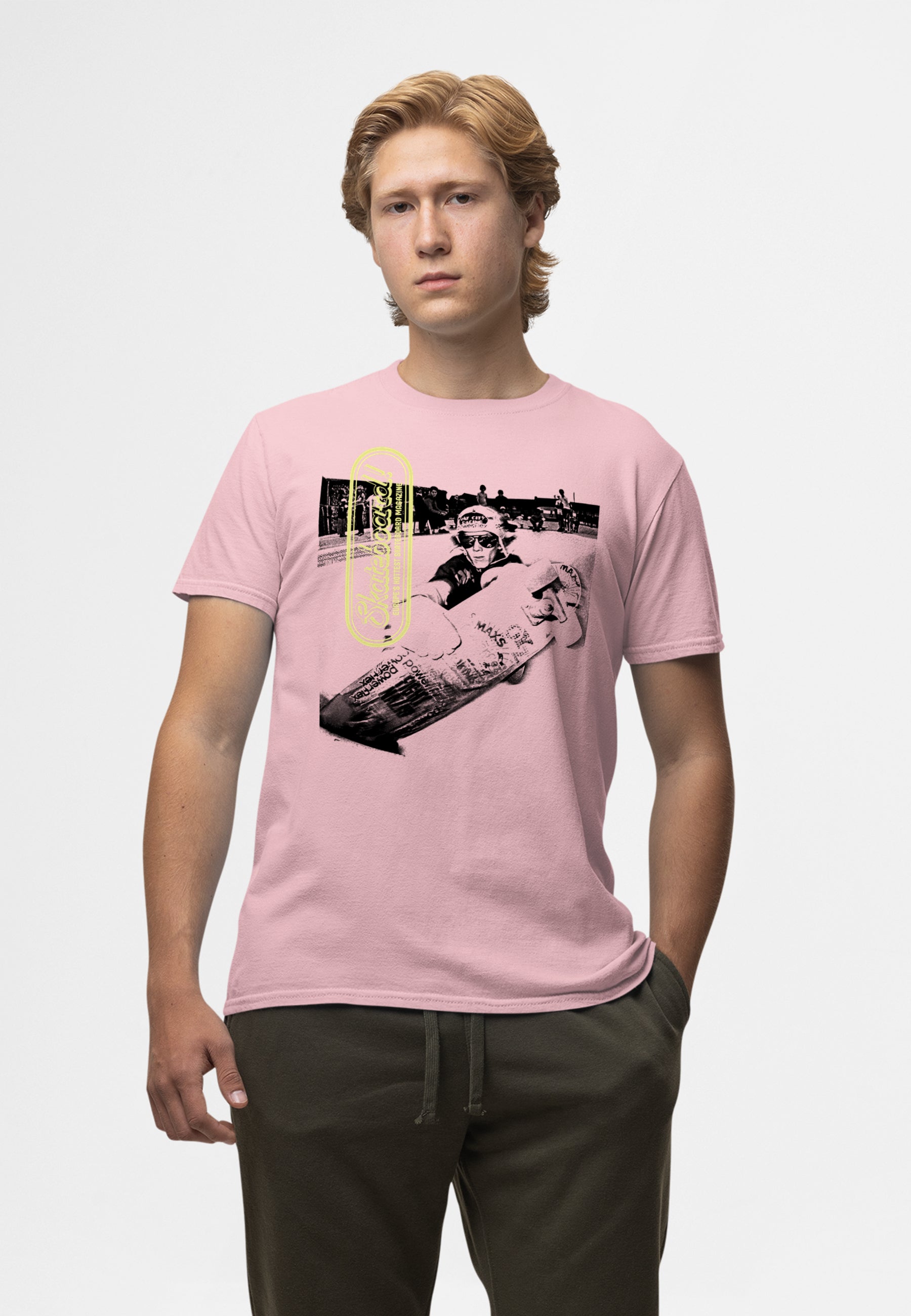 Skateboard Magazín Triko (Skateboard Magazine - Pale T-shirt)