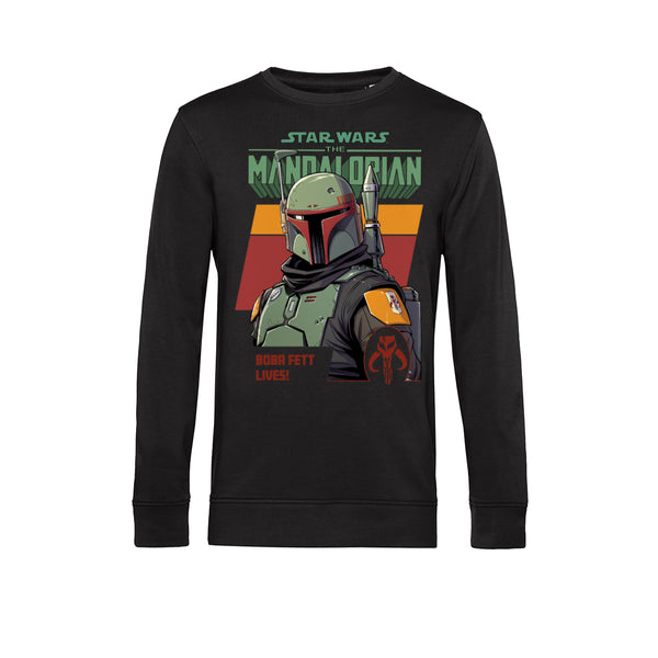 Star Wars: The Mandalorian Mikina Unisex (Fett Live)