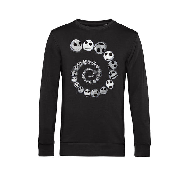 Nightmare Before Christmas Mikina Unisex (Jack Emotions Spiral)