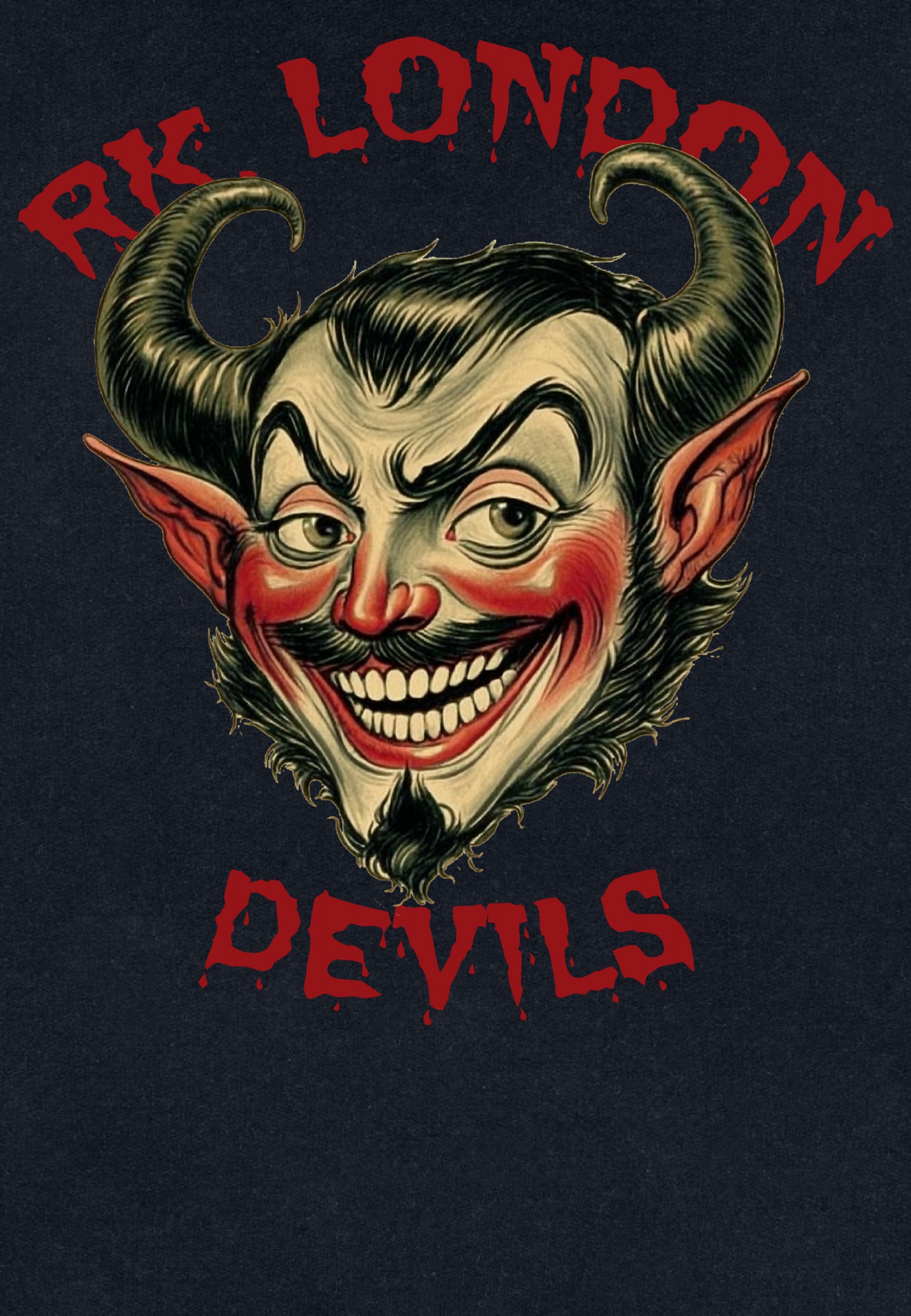 Čert Černí Mikina (RK London - Devils Hoodie)