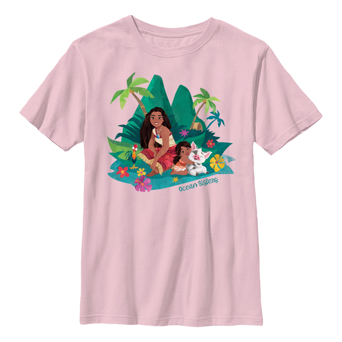 Disney Moana 2 Sestry Dětské Tričko (Ocean Sisters Kids T-shirt)