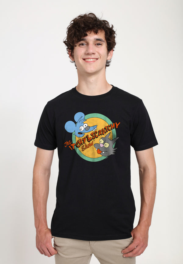 The Simpsons Tričko Unisex (Itchy And Scratchy)