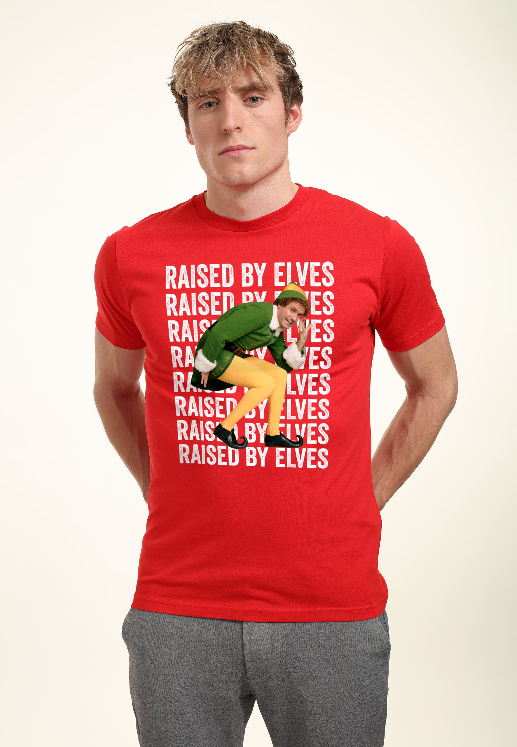 Elf Tričko Unisex (Elf 'Raised By Elves')