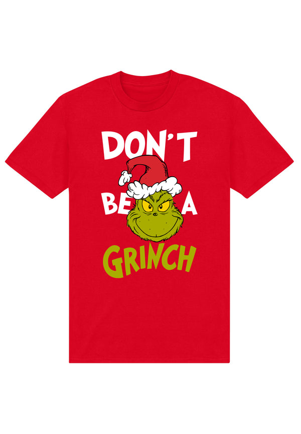 The Grinch Tričko Unisex (Don't Be A Grinch Graphic)