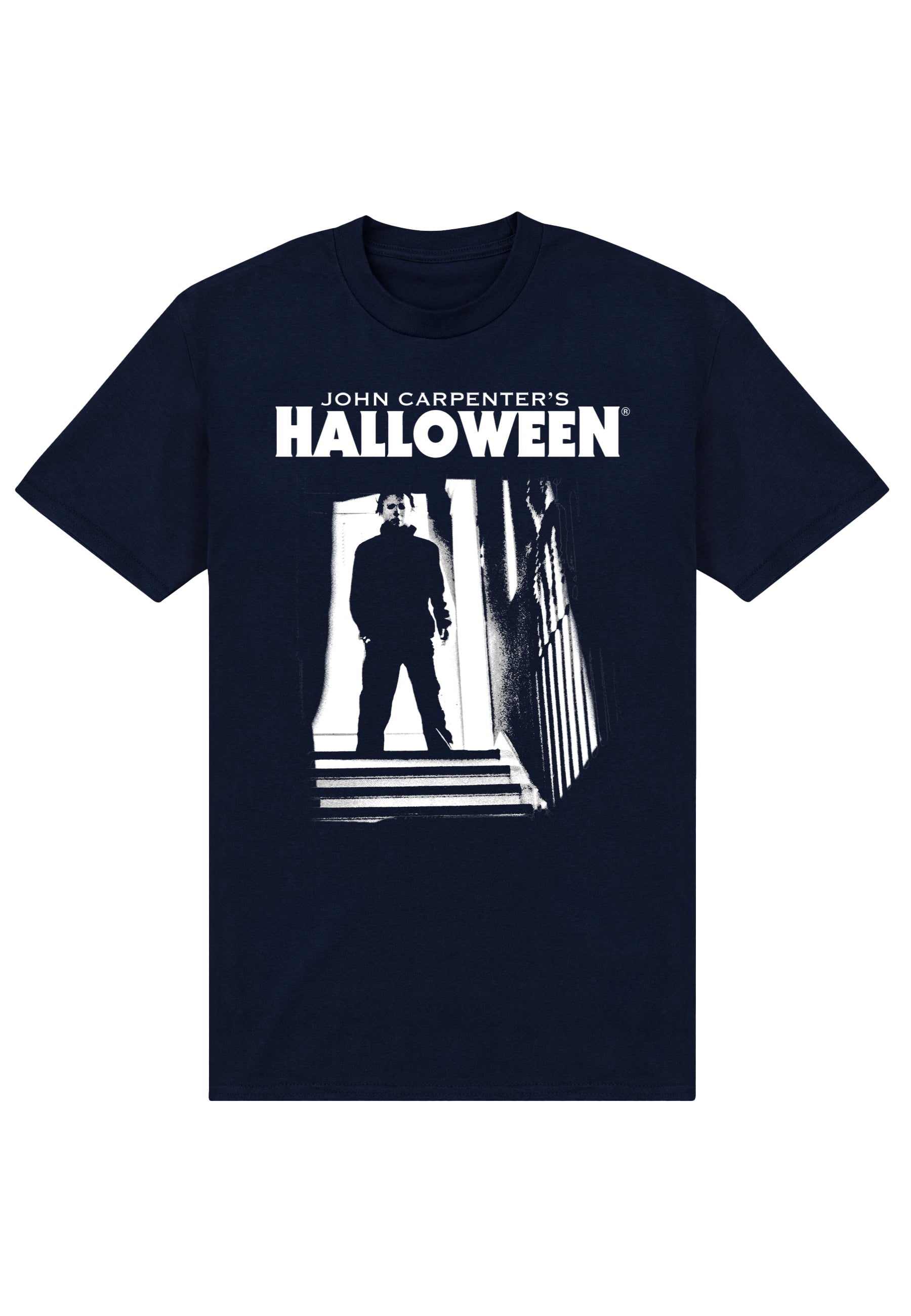 Halloween Tričko Unisex (Michael Myers Top Of The Stairs)