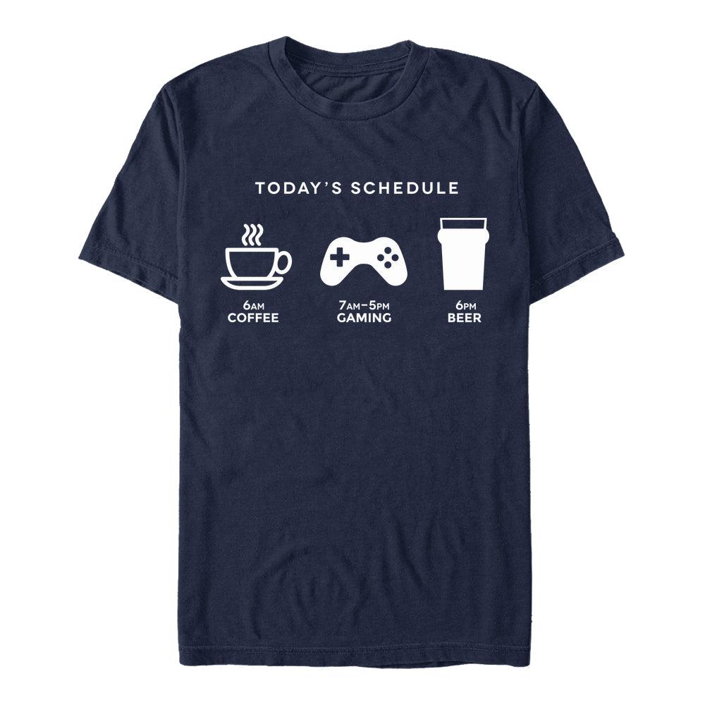 Plán Videohry Tričko (Videogame Schedule T-shirt)