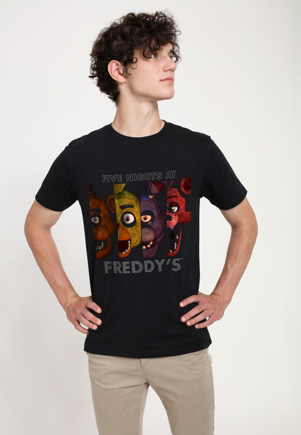 Five Nights At Freddy's Tričko Unisex (Panel X4 Character)